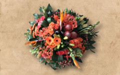 Biedermeiers kleur oranje