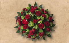 Biedermeiers rood boeket
