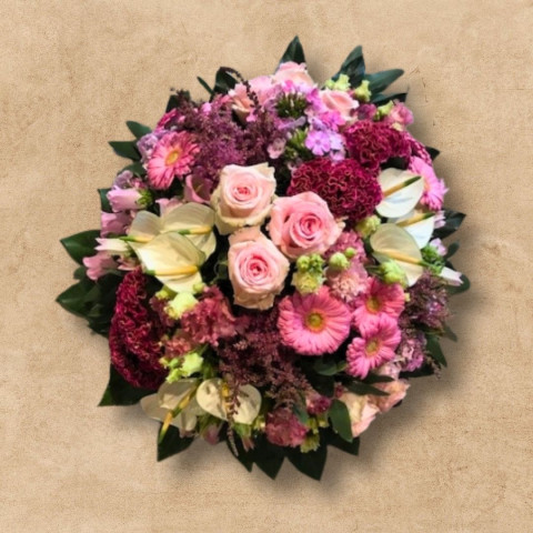 Biedermeiers roze
